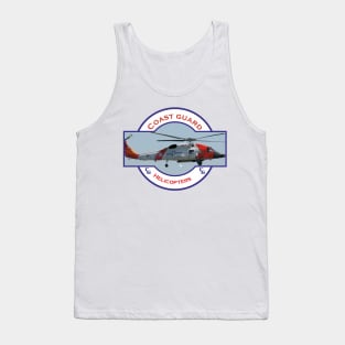 US Coastguard search and rescue Helicopter, Tank Top